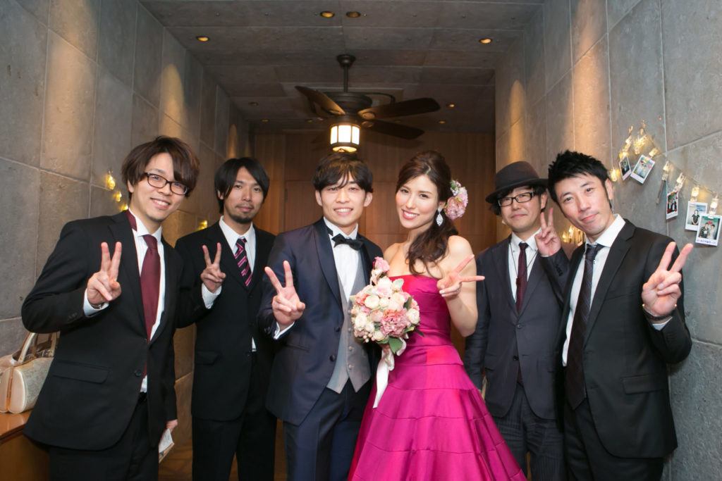 結婚式場で演奏